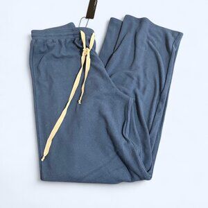 Lucy Paris Blue Sosie Knit Loungewear Sweatpants — Size Medium Cozy and stylish